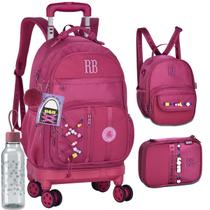 Kit Completo Mochila Carrinho 360 Licenciada Rebecca Bonbon