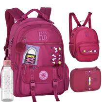 Kit Completo Mochila Costa Rebecca Bonbon RB Escolar Juvenil