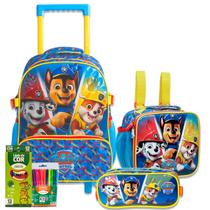 Kit Completo Mochila de Rodinha Patrulha Canina Paw Patrol Kit Completo Mochila de Rodinha Patrulha Canina Paw Patrol