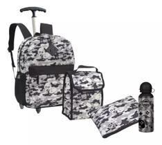 Kit Completo Mochila Infantil Gamer Play Meninos Rodinhas G Kit Completo Mochila Infantil Gamer Play Meninos Rodinhas G