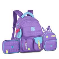 Kit Completo Mochila Lancheira 2 em 1 e Estojo Box Rebecca Bonbon Kit Completo Mochila Lancheira 2 em 1 e Estojo Box Rebecca Bonbon