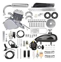 Kit Completo Motor p/ Bicicleta Motorizada 80cc Prata Super