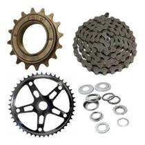 KIT completo mtb 26 - corrente, coroa, catraca e central KIT completo mtb 26 - corrente, coroa, catraca e central