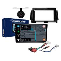 Kit Completo Nissan Kicks Multimídia RS915BR com Moldura 9 polegadas com Câmera e Chicote