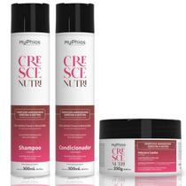 Kit Completo Nutrição Capilar Cresce Nutri Myphios Kit Completo Nutrição Capilar Cresce Nutri Myphios