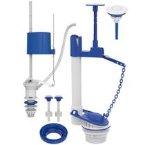 Kit Completo P/ Caixa Acoplada Blukit 340292 Convencional Ac. Superior