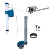 Kit Completo p/Caixa Acoplada Entrada AJustavel Saida Convenconal Acionador Lateral