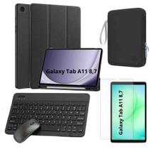 Kit Completo P/ Galaxy Tab A11 8.7" 2025 Case + Película + Teclado ABNT2 + Pasta Organizadora Kit Completo P/ Galaxy Tab A11 8.7" 2025 Case + Película + Teclado ABNT2 + Pasta Organizadora