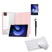 Kit Completo P/ Tablet Redmi Xiaomi Pad 7 / 7 Pro 11.2' Case + Pelicula + Teclado e Mouse Bluetooth Kit Completo P/ Tablet Redmi Xiaomi Pad 7 / 7 Pro 11.2' Case + Pelicula + Teclado e Mouse Bluetooth