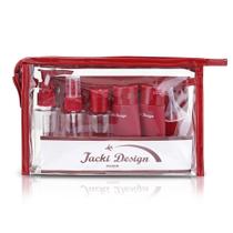 Kit Completo p/ Viagem com 10 Frascos e Necessaire Organizador Jacki Design Kit Completo p/ Viagem com 10 Frascos e Necessaire Organizador Jacki Design