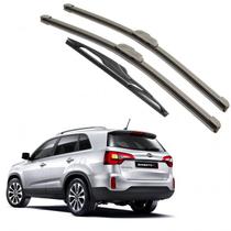 Kit Completo Palhetas Dianteira e Traseira para Kia Sorento Ano 2010 2011 2012 2013 2014 2015 2016 Kit Completo Palhetas Dianteira e Traseira para Kia Sorento Ano 2010 2011 2012 2013 2014 2015 2016
