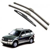 Kit Completo Palhetas Dianteira e Traseira para Kia Sportage Ano 1993 1994 1995 1996 1997 1998 1999 2000 2001 2002 2003