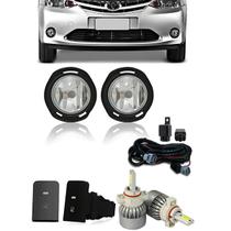 Kit Completo Par Farol De Milha Toyota Etios 2013 A 2018 Kit Completo Par Farol De Milha Toyota Etios 2013 A 2018