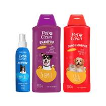 Kit Completo para Banho de Cães e Gatos PET Clean