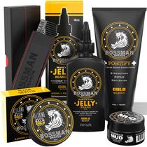 Kit Completo para Barba Bossman - Óleo, Bálsamo, Cera e Pente Kit Completo para Barba Bossman - Óleo, Bálsamo, Cera e Pente