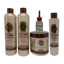 Kit Completo Para Cabelos Afro Salon Maycrene - 5 Produtos