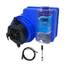 KIT COMPLETO PARA CORREÇÃO AUTOMÁTICA DE pH EX1 PH - Controle de pH para Piscinas e Indústrias