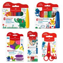 Kit Completo para Criança Brincar e Aprender Little Creatives FABER-CASTELL Kit Completo para Criança Brincar e Aprender Little Creatives FABER-CASTELL
