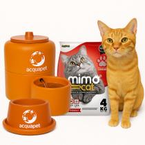 Kit Completo Para Gatos Fonte, Comedouro e Areia Kit Completo Para Gatos Fonte, Comedouro e Areia