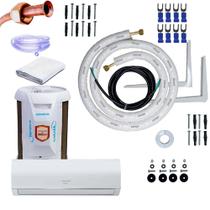 Kit Completo Para Instalação Ar Condicionado Split 12000 BTUs Springer Midea Airvolution 3 Metros C/ Suporte 450mm