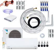 Kit Completo Para Instalação Ar-Condicionado Split Inverter 12000 BTUs Daikin Ecoswing Gold 5 Metros C/ Suporte