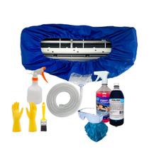 Kit Completo Para Limpeza De Ar Condicionado Split Até 36 Mil BTUS Bolsa Coletora + Acessórios - Clima Soft