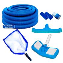 Kit Completo Para Limpeza E Manutenção De Piscina Mod-12 Kit Completo Para Limpeza E Manutenção De Piscina Mod-12
