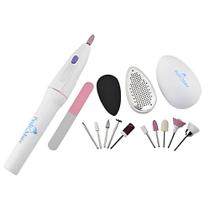 Kit Completo para Pedicure e Manicure Removedor de Calos, Polidor, Lixador e Esfoliador - A Pilha
