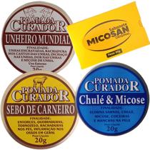 Kit Completo para Pés Saudáveis: Pomadas Curedermy e Sabonete Micosan