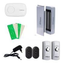 Kit Completo para Portões com Fechadura Eletroímã FE 20150 e Controles Intelbras