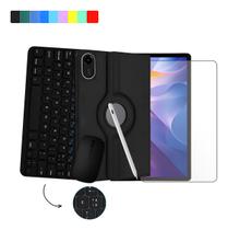 Kit Completo para Redmi Pad 2 Capa 360 + Teclado Bluetooth + Mouse + Caneta + Película
