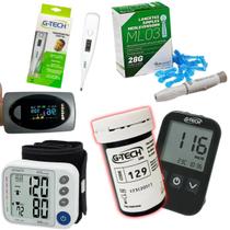 Kit Completo Para Saude 50 Tiras Gtech Lite Com Aparelho