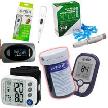 Kit Completo Para Saude 50 Tiras Gtech Vita Com Aparelho