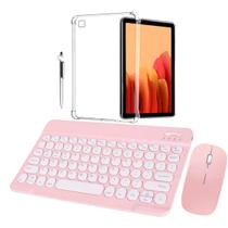 Kit completo para Tablet Galaxy Tab A7 T500 Capa Silicone + Teclado e Mouse via Bluetooth e Caneta Touch Kit completo para Tablet Galaxy Tab A7 T500 Capa Silicone + Teclado e Mouse via Bluetooth e Caneta Touch