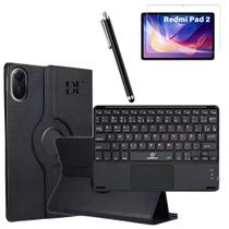 Kit Completo Para Tablet Redmi Pad 2 11' Capa + Teclado Touchpad + Pel + Caneta Touch