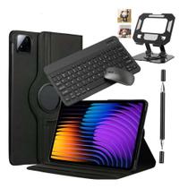 Kit Completo para Tablet Xiaomi Pad 8 Capa Giratória + Teclado e Mouse + Caneta + Suporte Kit Completo para Tablet Xiaomi Pad 8 Capa Giratória + Teclado e Mouse + Caneta + Suporte