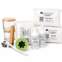 Kit Completo Para Velas Aromáticas Artesanais Com Ceras, Essências, Moldes e Pavios Kit Completo Para Velas Aromáticas Artesanais Com Ceras, Essências, Moldes e Pavios