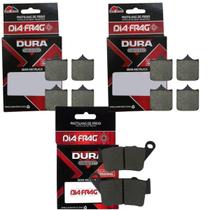 Kit Completo Pastilhas De Freio Diafrag Dianteiras e Traseira - Bmw S 1000r 14-19, Bmw S 1000rr 09-19