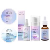 Kit Completo Pélvic Clareador Deso Pós depilação Pele Lisa