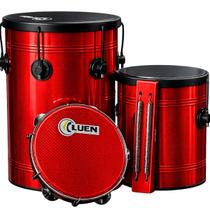 Kit Completo Percurssão Luen Sambatuk Pandeiro Rebolo Repique e Reco-reco Kit Completo Percurssão Luen Sambatuk Pandeiro Rebolo Repique e Reco-reco