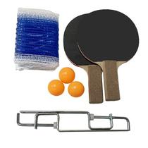 Kit Completo Ping Pong 2 Raquetes 1 Bolinha e Rede Pangue - PANGUé