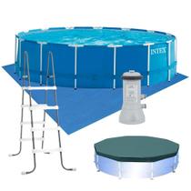 Kit Completo Piscina 16.805 Litros Estrutural Armação com Filtro 220v Intex