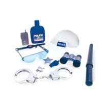 Kit Completo Police Detetive Set C/ 12 Peças Interativo - Pica Pau