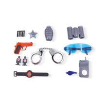 Kit Completo Policial Police Department C/ Acess. - Pica Pau