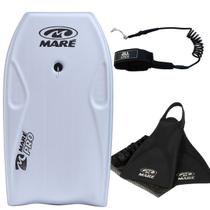 Kit Completo Prancha Bodyboard Maré Pro com Leash E Nadadeira