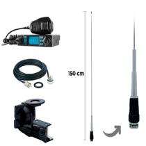 Kit Completo Radio Px 80 Canais Para Pickup