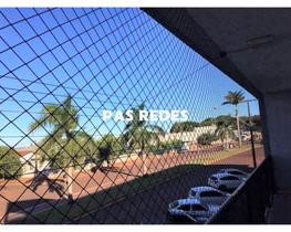 Kit Completo Rede de Proteção Janelas Sacadas Crianças Gatos 1,10 X 1,50