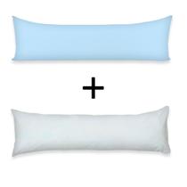 Kit COMPLETO Refil Silicone 1,30x40 + Fronha Percal 200 fios