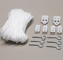 Kit Completo Reparo Varal de Teto ou Parede com 40m de corda