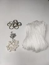 Kit Completo Reparo Varal de Teto ou Parede com 47m de corda Kit Completo Reparo Varal de Teto ou Parede com 47m de corda